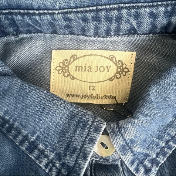 Joyfolie | Western Cowgirl Embroidered Denim Button Down Shirt | 12 - Picture 8 of 10